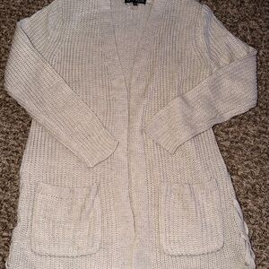 Women's Cream Sweater Cardigan